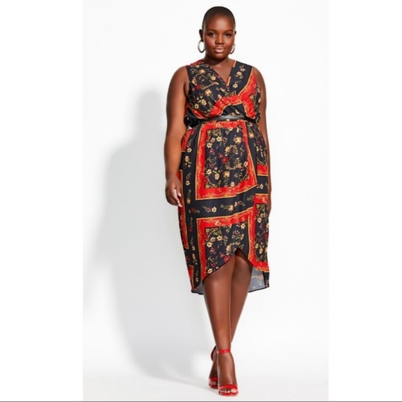 City Chic Dresses & Skirts - City Chic scarf dress